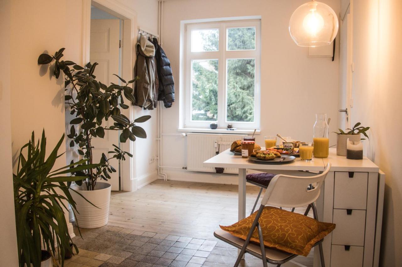 Doppelbett In Heller Wohnung Hamburg Eksteriør bilde
