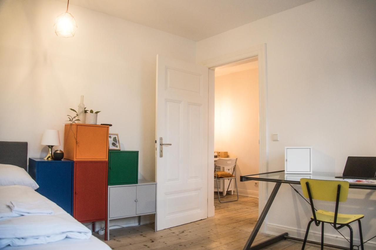 Doppelbett In Heller Wohnung Hamburg Eksteriør bilde